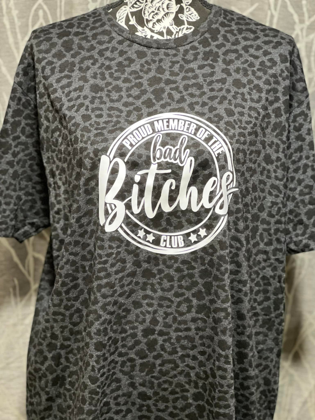 Bad Bitch Leopard Print T-Shirt
