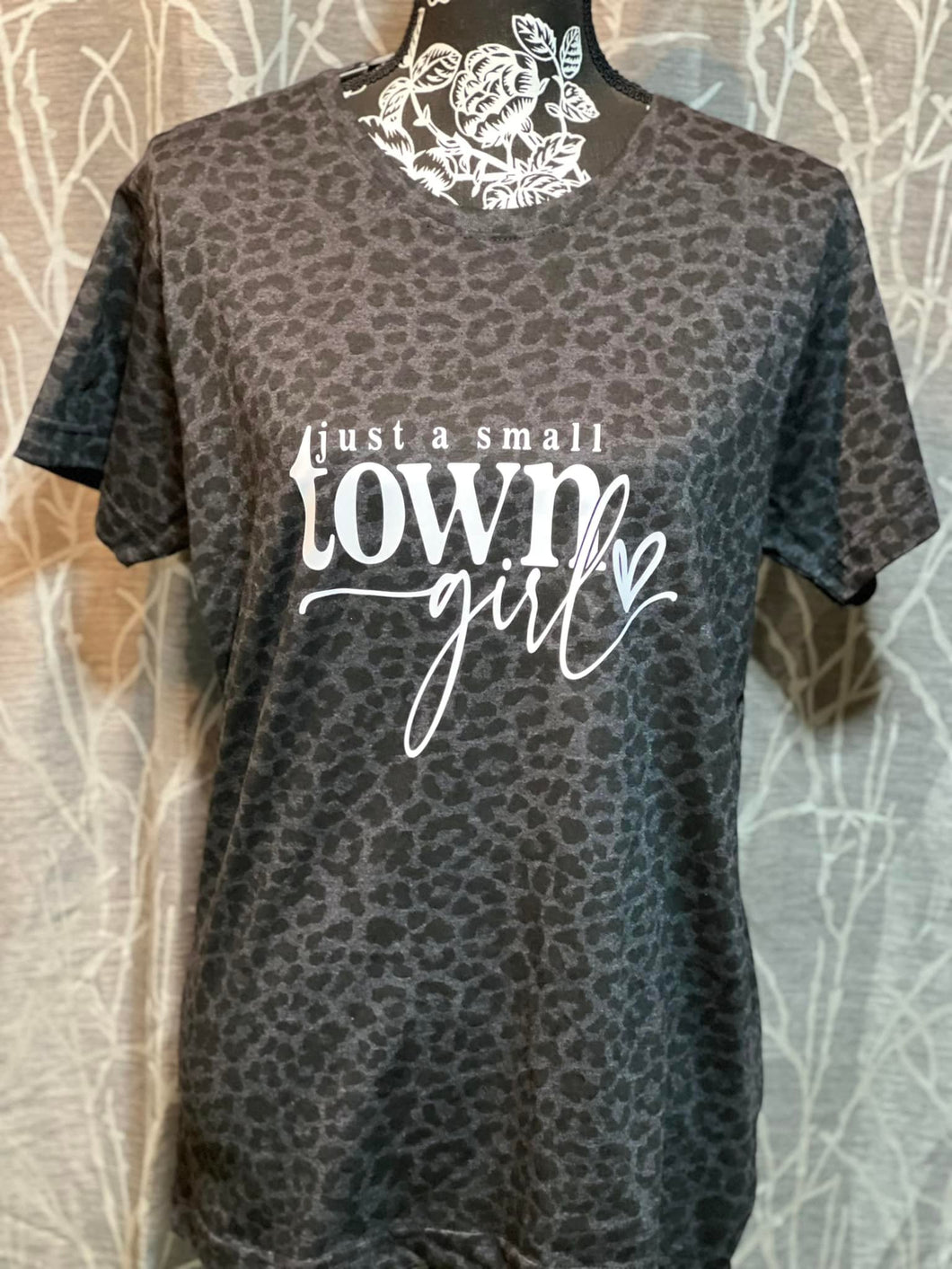Leopard Print T-Shirt Small Town Girl